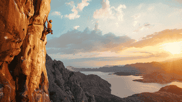 Conquering New Heights A Rock Climber's Journey